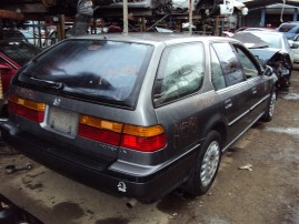 1992 HONDA ACCORD LX SW, 2.2L AUTO, COLOR GRAY, STK A15181